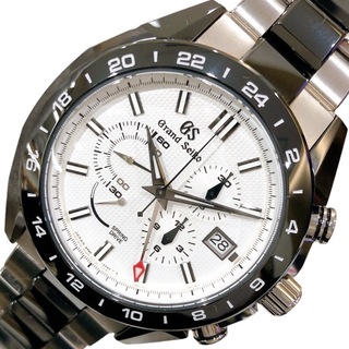 セイコー(SEIKO)の　セイコー SEIKO スポーツコレクション スプリングドライブ クロノグラフ GMT SBGC221  Ti/セラミック 他 メンズ 腕時計(その他)