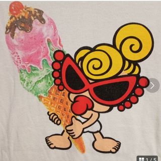 HYSTERIC MINI - ヒスミニ♡ アイスクリーム持ってるミニちゃんプリント♡ Ｔシャツ♡ 140サイズ