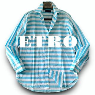 エトロ(ETRO)のA07 美品 XLぐらい 40『エトロ ETRO』イタリアンコットン 長袖シャツ(その他)