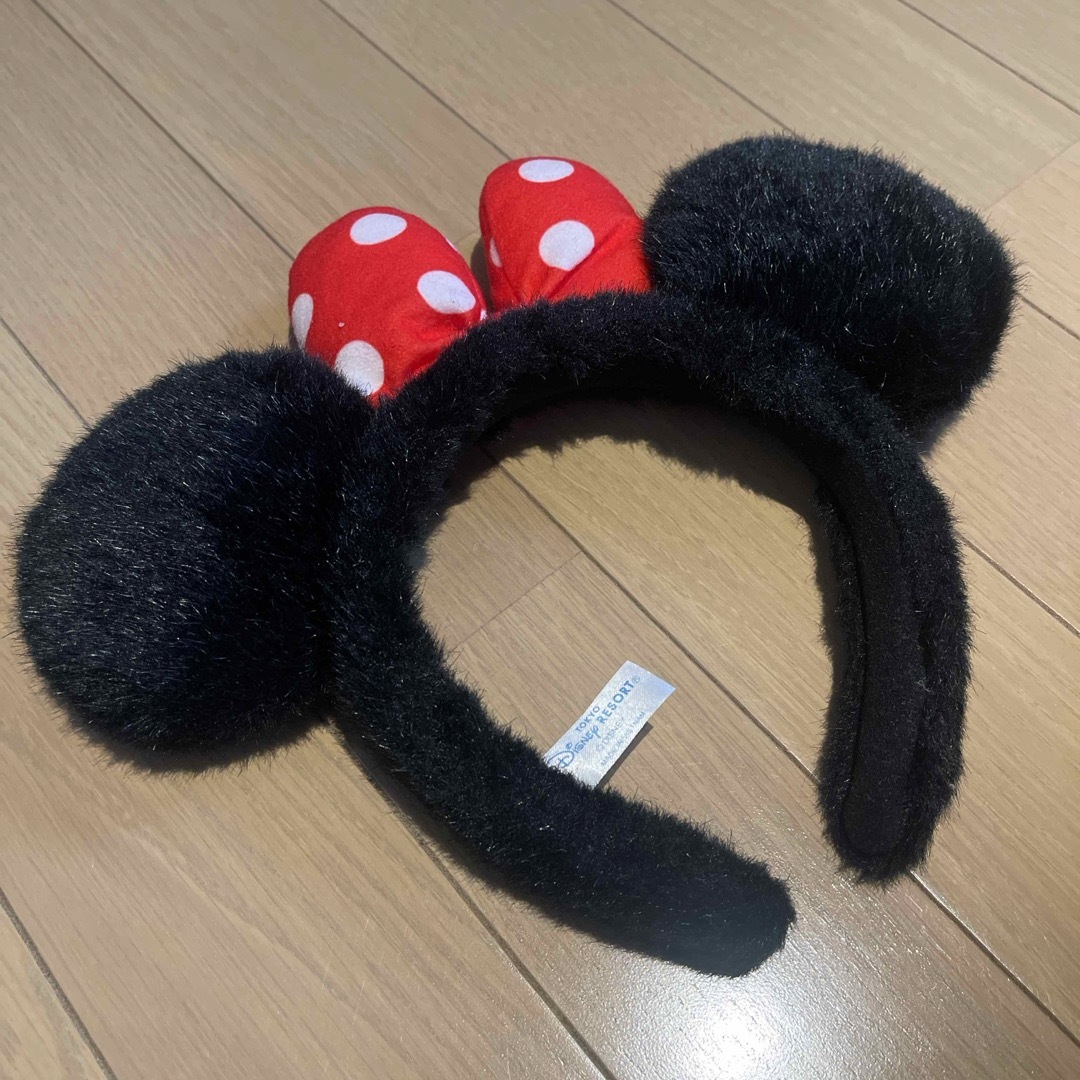 Disney(ディズニー)のミニー&ミッキー カチューシャ ディズニー カップルコーデ レディースのヘアアクセサリー(カチューシャ)の商品写真