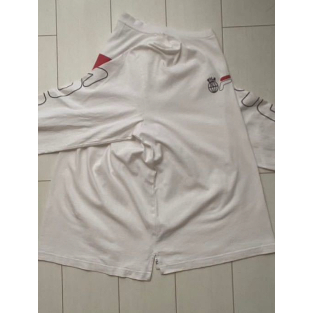 FILA HERITAGE(フィラヘリテージ)のFILA HERITAGE フィラ ヘリテージ デカロゴ　ロンT 長袖 Tシャツ メンズのトップス(Tシャツ/カットソー(七分/長袖))の商品写真