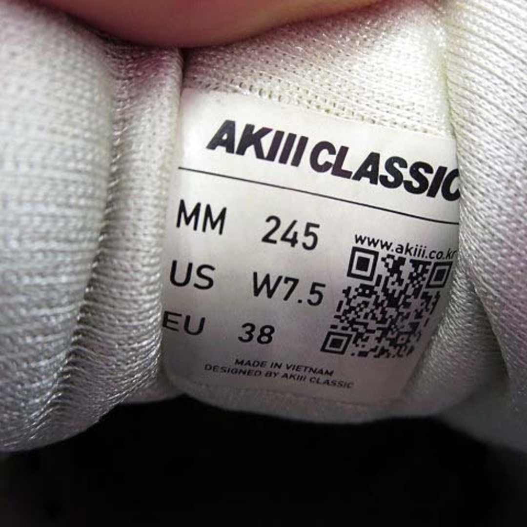 other(アザー)のアキクラシック AKCL スニーカー シューズ レザー 24.5cm オフ白 レディースの靴/シューズ(スニーカー)の商品写真