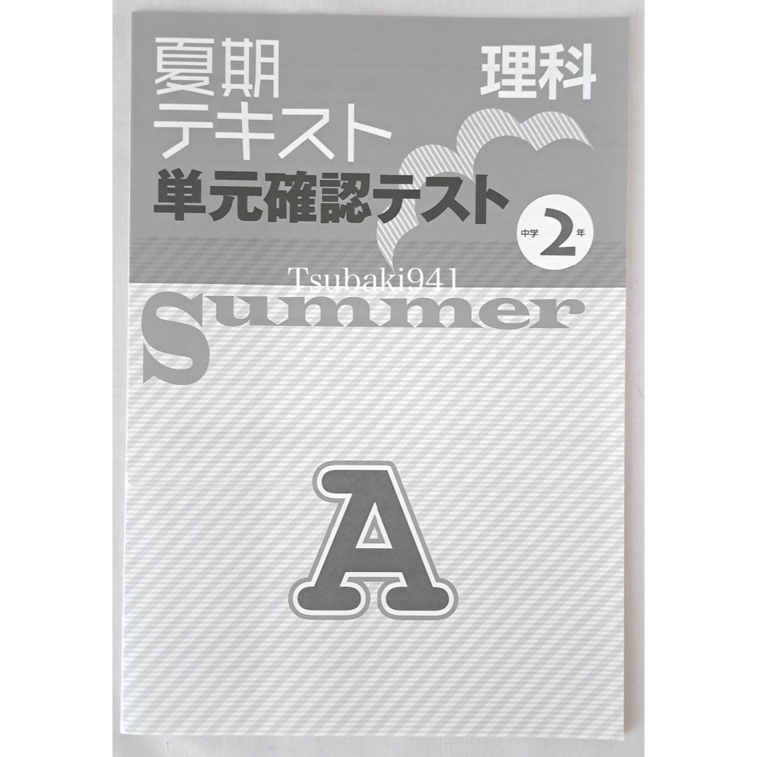 教育開発出版　夏期テキスト　理科　中学2年　A 基本編　未使用　塾専用教材 エンタメ/ホビーの本(語学/参考書)の商品写真