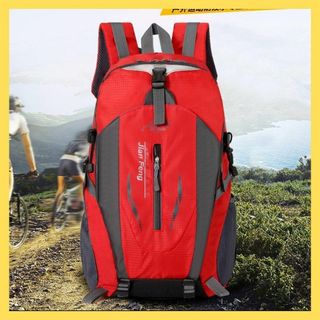 40㍑　リュック　登山　ハイキング　アウトドア　軽量　赤　大容量　トレッキング(登山用品)