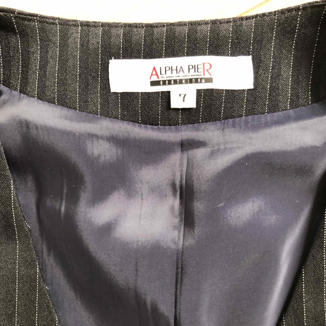 事務服　セットアップ　ジャケット　ベスト　スカート レディースのフォーマル/ドレス(スーツ)の商品写真