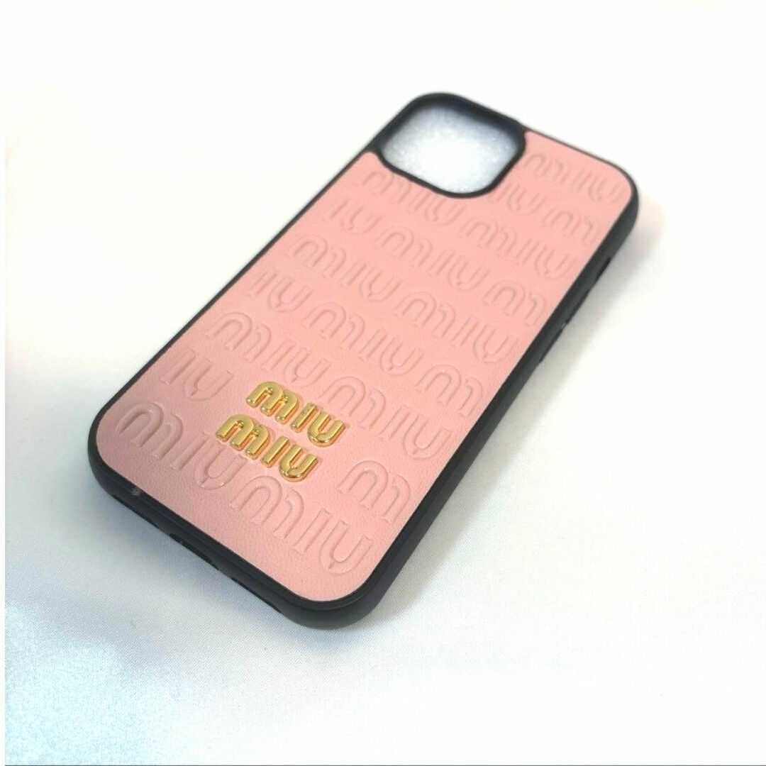 miumiu(ミュウミュウ)のmiumiu iPhoneケース iPhone13 iPhone14 スマホ/家電/カメラのスマホアクセサリー(iPhoneケース)の商品写真