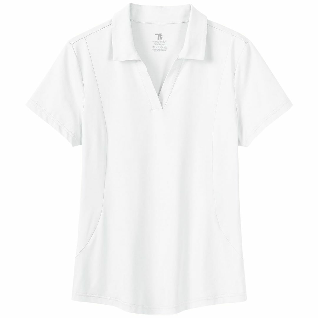[TBMPOY] 半袖シャツ レディース Vネック 折り襟 スポーツ tシャツ  レディースのファッション小物(その他)の商品写真
