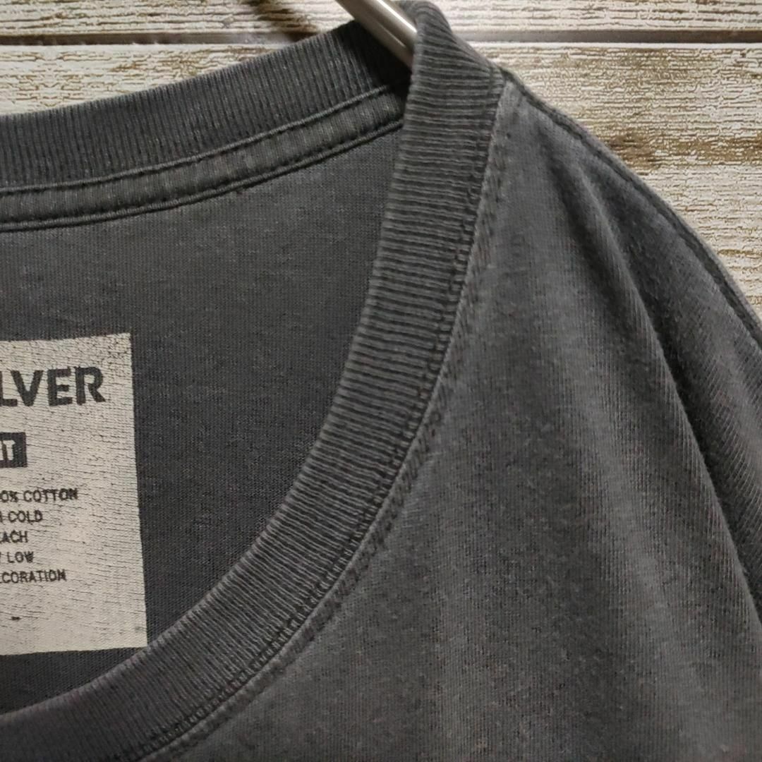 QUIKSILVER(クイックシルバー)の【624】QUIKSILVER　クイックシルバー　刺繍ロゴ　半袖Tシャツ　古着 メンズのトップス(Tシャツ/カットソー(半袖/袖なし))の商品写真
