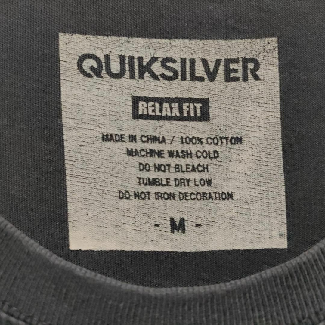 QUIKSILVER(クイックシルバー)の【624】QUIKSILVER　クイックシルバー　刺繍ロゴ　半袖Tシャツ　古着 メンズのトップス(Tシャツ/カットソー(半袖/袖なし))の商品写真