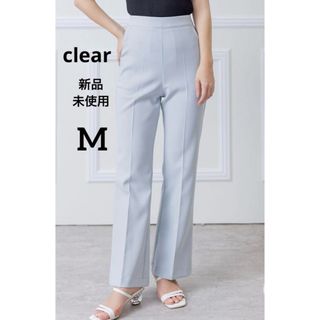 clear - 新品未使用　clear クリア　 美脚シルエット❣️ セミフレアパンツ　オフィス