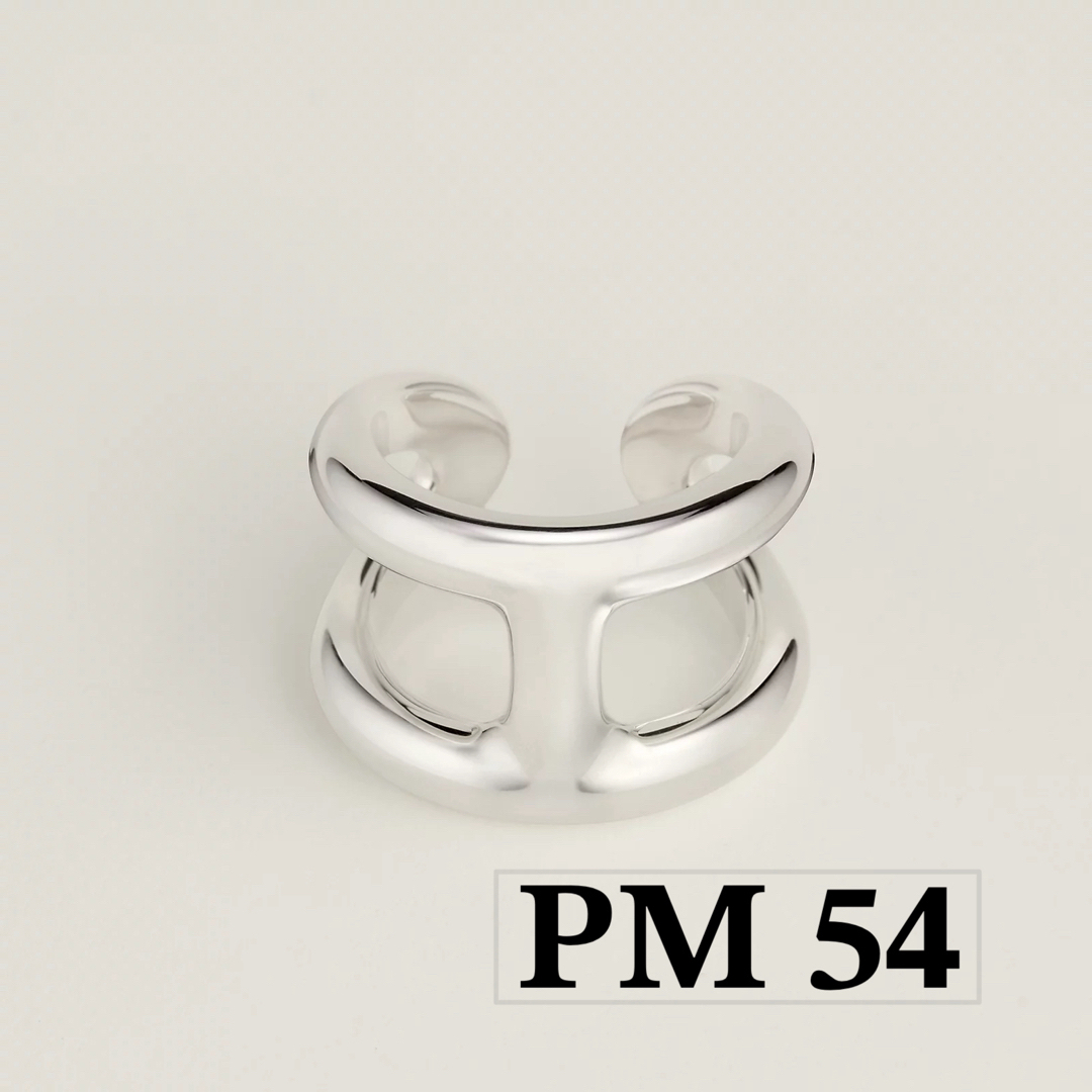 Hermes(エルメス)の新品・直営店購入　エルメス　オスモズ　PM　リング　54サイズ　14号 メンズのアクセサリー(リング(指輪))の商品写真