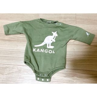 KANGOL ロンパース　カーキ　70