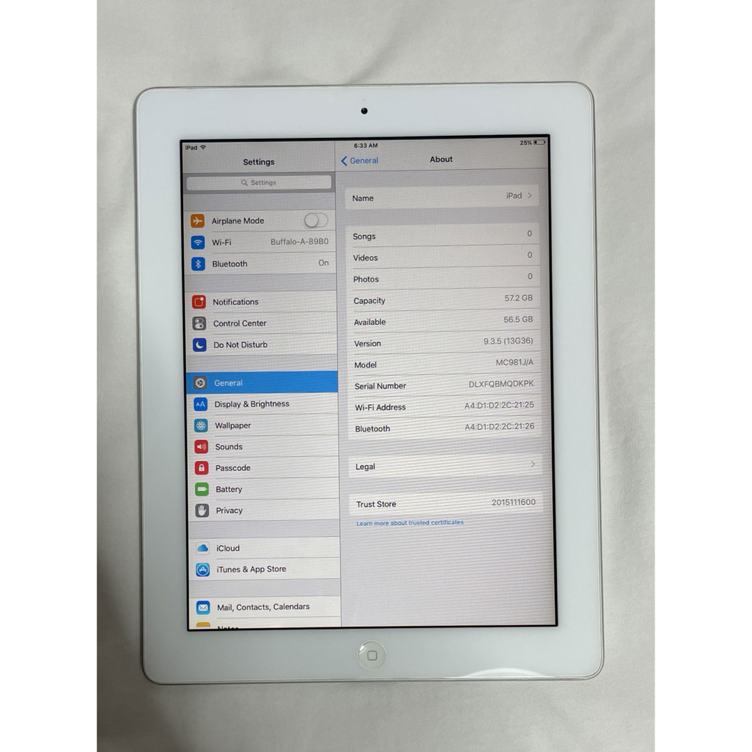 iPad(アイパッド)のIPad  2 WI-FI 64GB スマホ/家電/カメラのスマホアクセサリー(その他)の商品写真