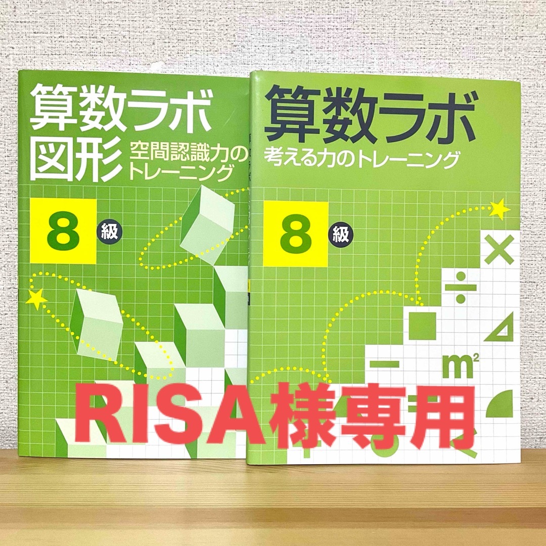 RISA様専用　算数ラボ2冊セット エンタメ/ホビーの本(語学/参考書)の商品写真