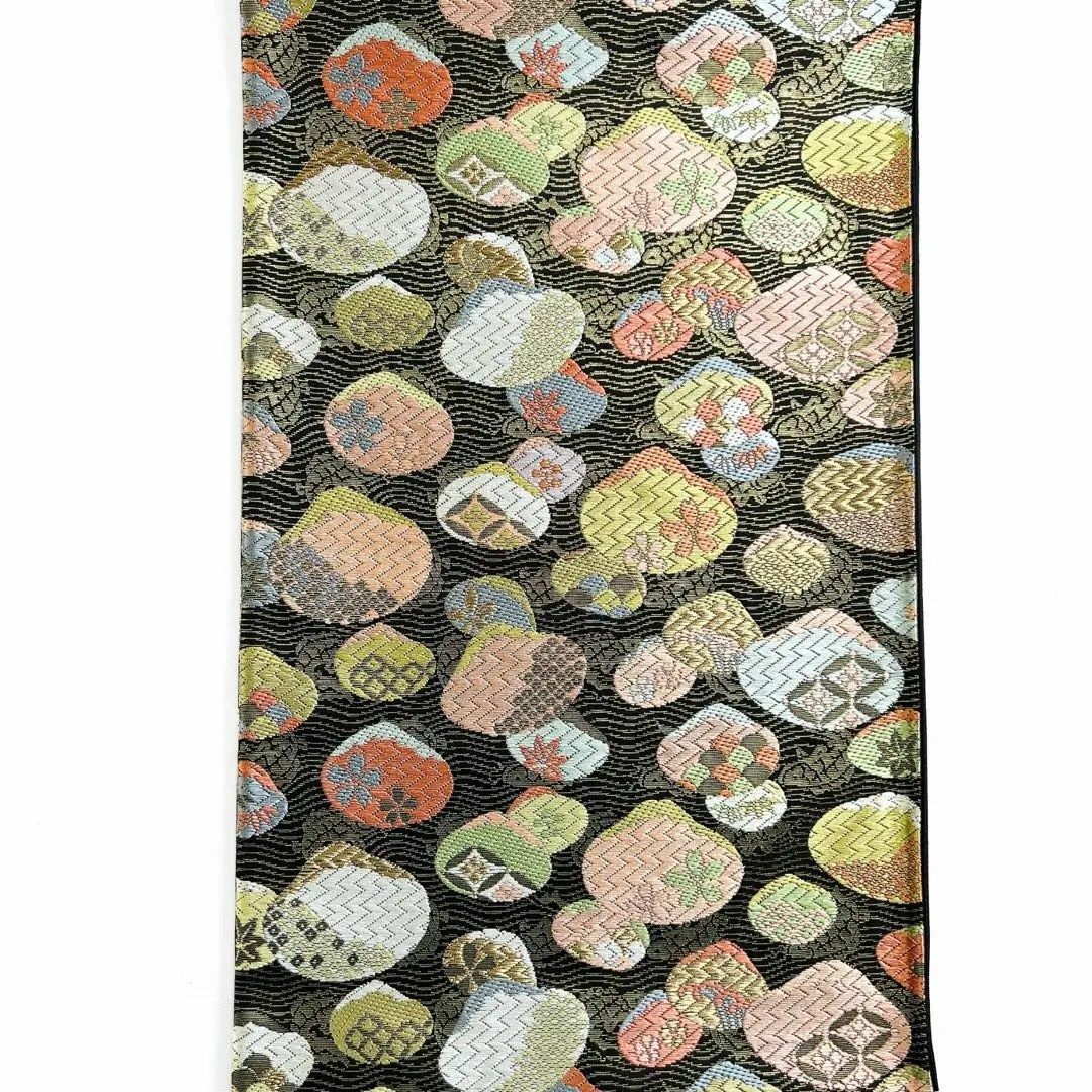 袋帯 貝合わせ 荒磯 唐織 金糸 着物 042w o 袋帯 貝合わせ 荒磯 唐織 金糸 着物 042w o