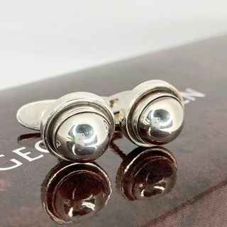 ジョージジェンセン(Georg Jensen)のジョージジェンセン ラウンド シルバーカフス ヴィンテージ di4(カフリンクス)