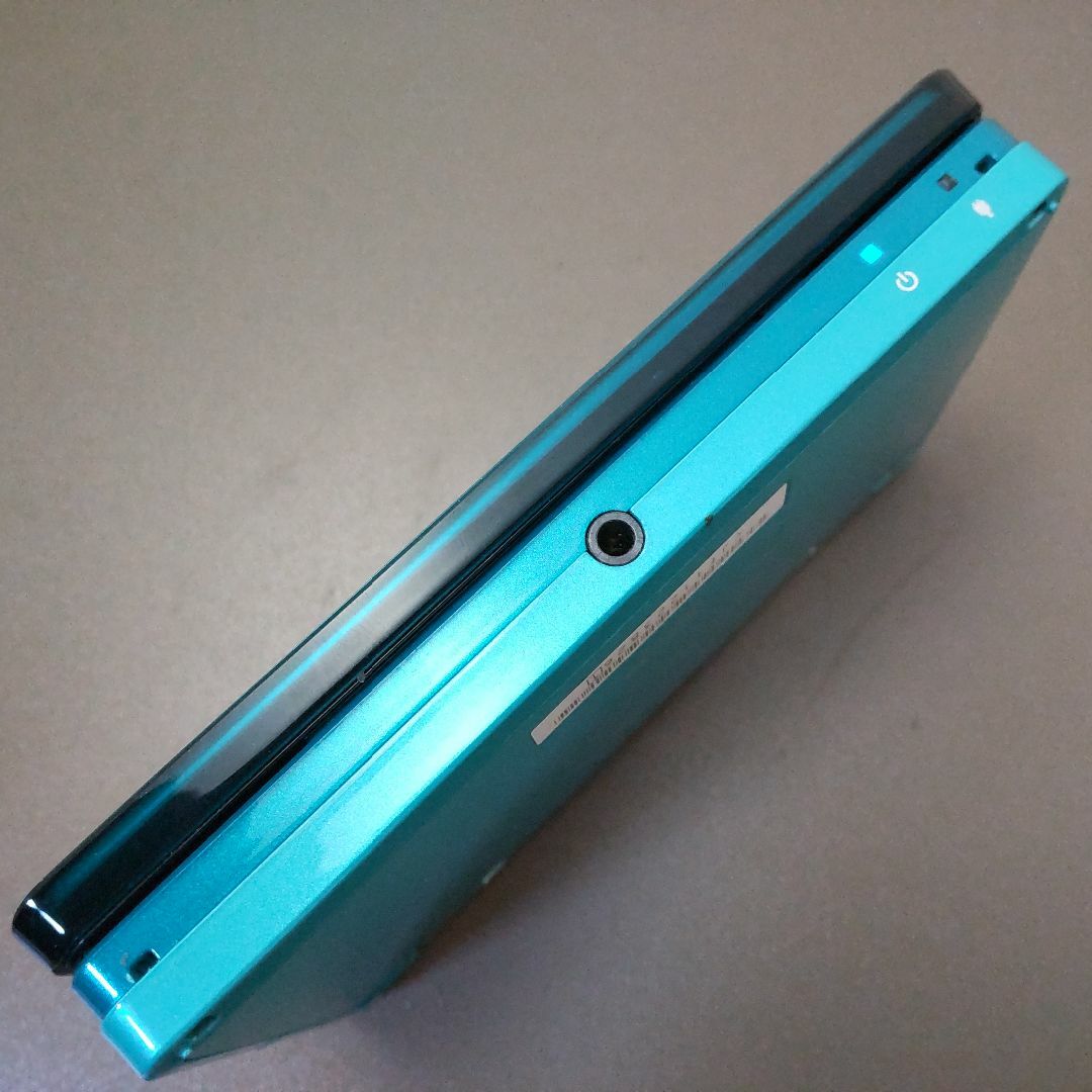 ニンテンドー3DS(ニンテンドー3DS)の安心の整備済み！◆任天堂3DS 中古本体◆アクアブルー◆66 エンタメ/ホビーのゲームソフト/ゲーム機本体(携帯用ゲーム機本体)の商品写真