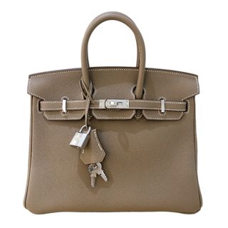 エルメス(Hermes)の　エルメス HERMES バーキン25 B刻　(2023年製) エトゥープ シルバー金具  トゴ レディース ハンドバッグ(ハンドバッグ)