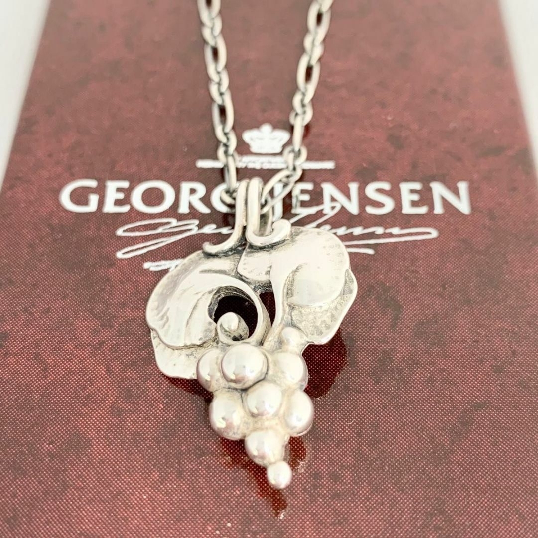 Georg Jensen(ジョージジェンセン)のGEORG JENSEN ジョージジェンセン ネックレス ぶどう y86 メンズのアクセサリー(ネックレス)の商品写真