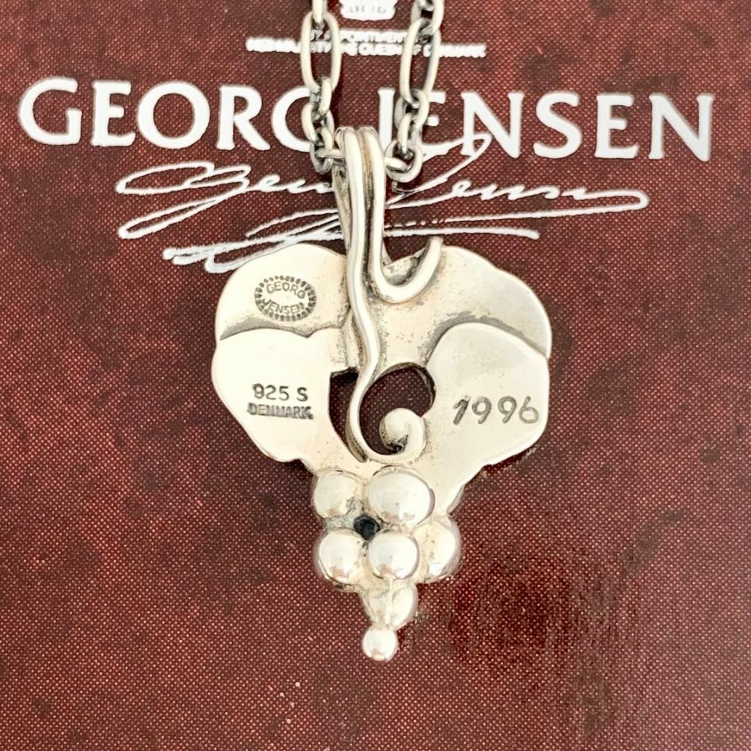 Georg Jensen(ジョージジェンセン)のGEORG JENSEN ジョージジェンセン ネックレス ぶどう y86 メンズのアクセサリー(ネックレス)の商品写真