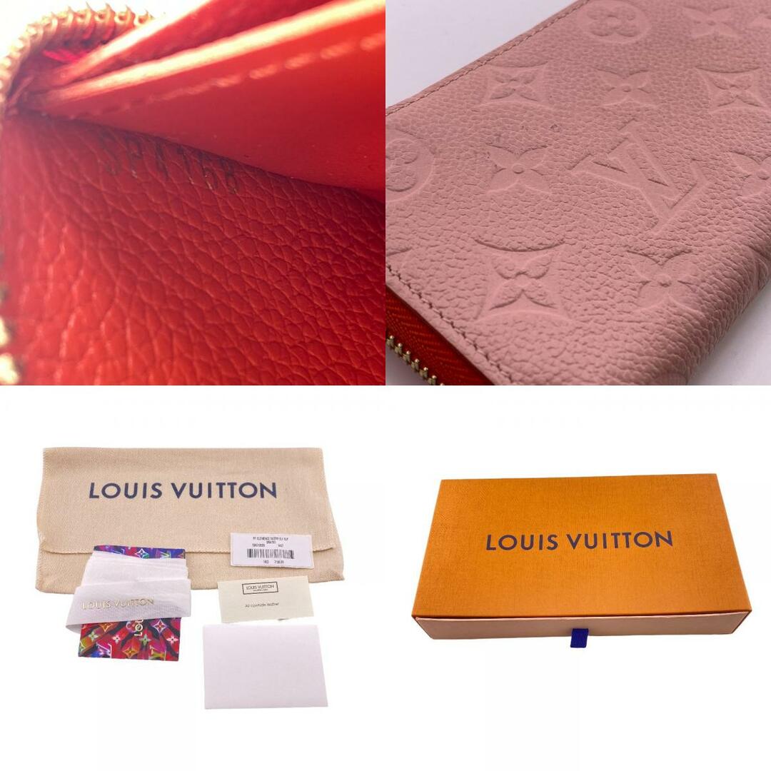 LOUIS VUITTON(ルイヴィトン)のルイヴィトン LOUIS VUITTON 長財布
 モノグラム アンプラント ポルトフォイユ クレマンス ラウンドファスナー M64161 ピンク レディースのファッション小物(財布)の商品写真