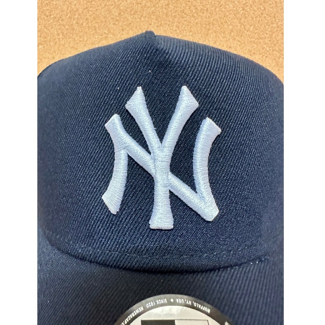 NEW ERA(ニューエラー)のニューエラ ニューヨークヤンキース 9forty A-FRAME ネイビーカラー メンズの帽子(キャップ)の商品写真