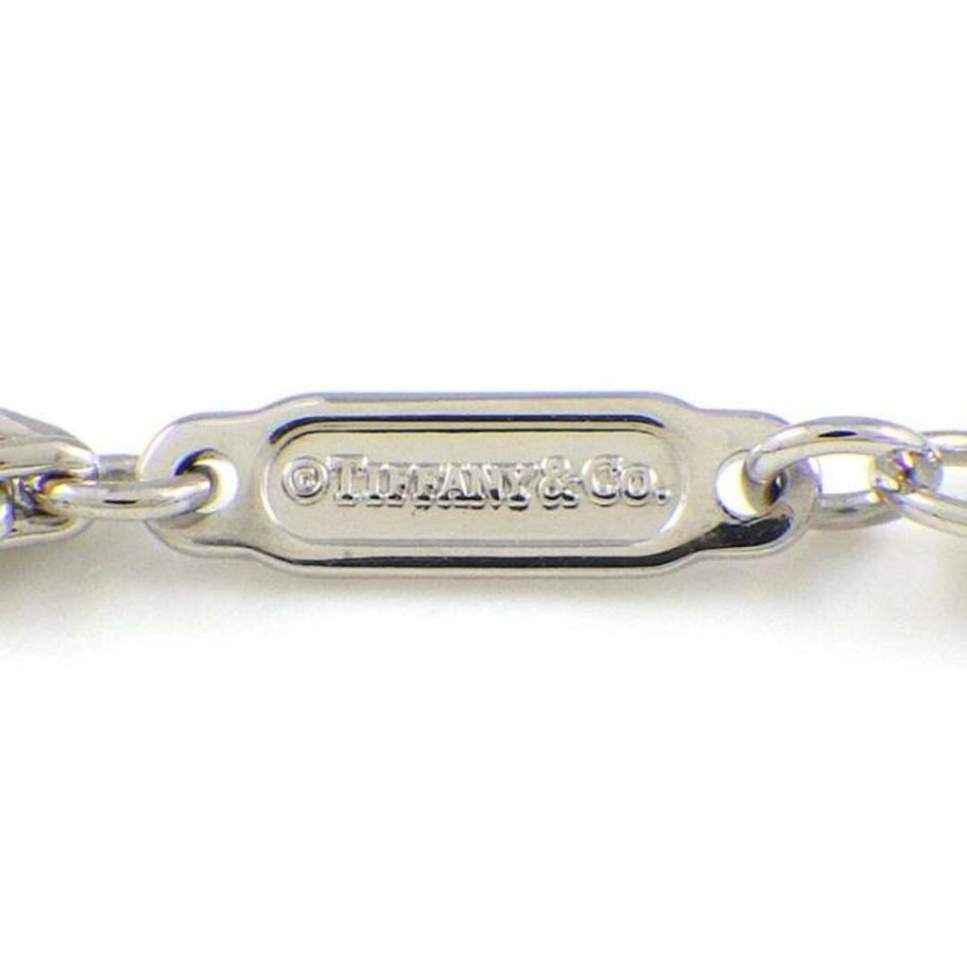 Tiffany & Co.(ティファニー)のティファニー Tiffany & Co. ネックレス ハードウェア ラージ ダブル リンク 70353091 パヴェ ダイヤモンド 0.74ct K18WG 【中古】 レディースのアクセサリー(ネックレス)の商品写真