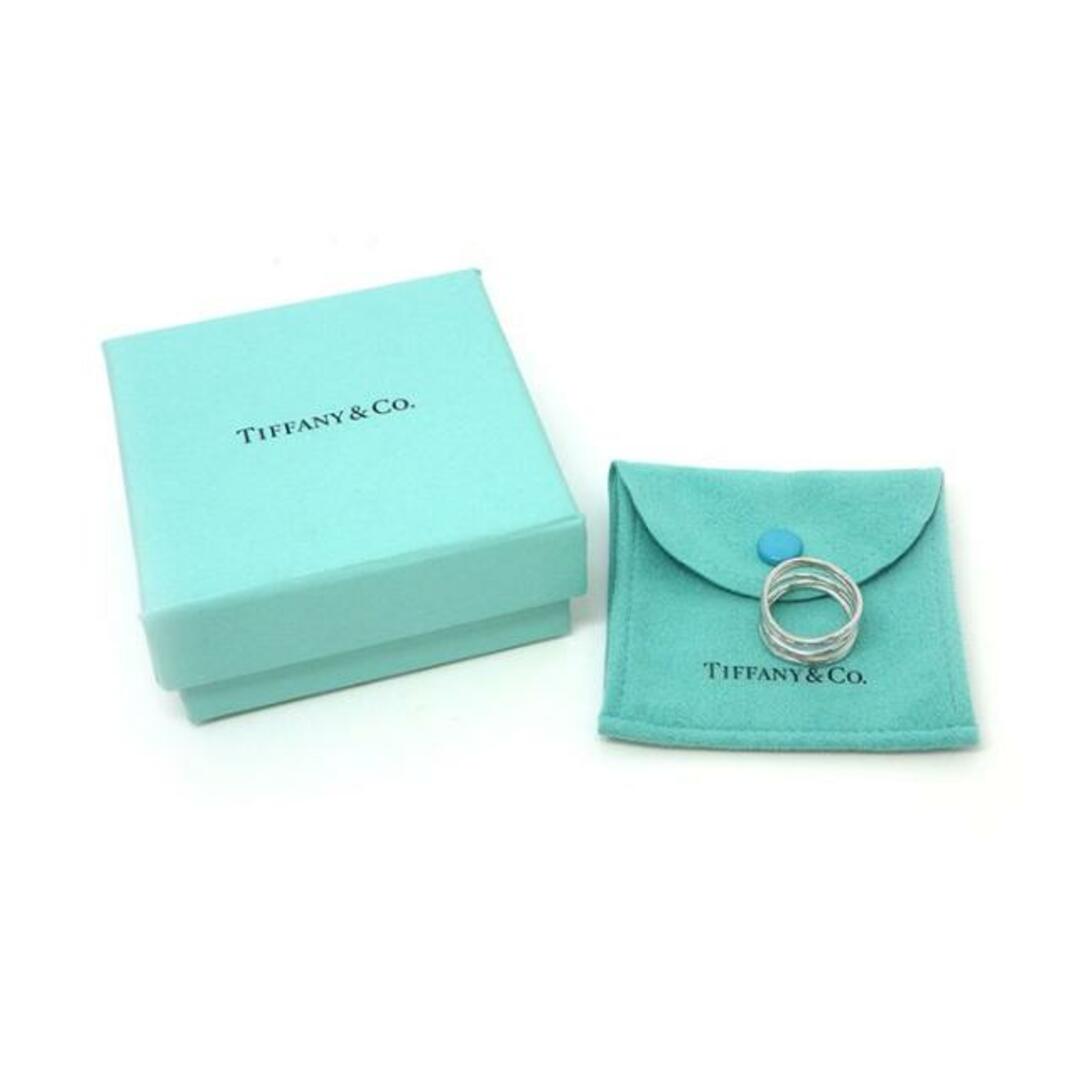 Tiffany & Co.(ティファニー)のティファニー Tiffany & Co. リング ウェーブ 5ロウ K18WG 10.5号 【中古】 レディースのアクセサリー(リング(指輪))の商品写真