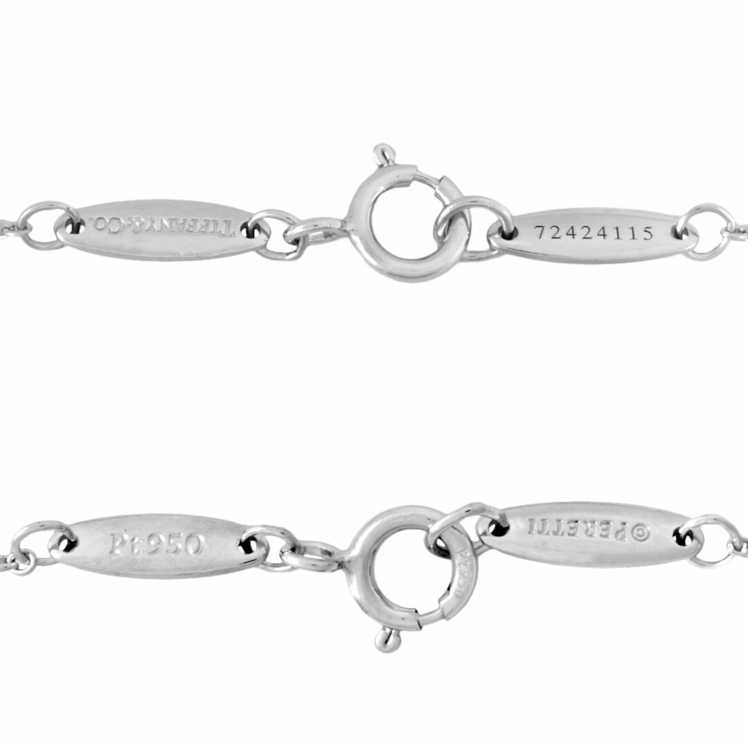 Tiffany & Co.(ティファニー)のティファニー Tiffany&Co. バイザヤード ネックレス ダイヤモンド 0.22ct Pt950 G/VS1/3EX【中古】 レディースのアクセサリー(ネックレス)の商品写真