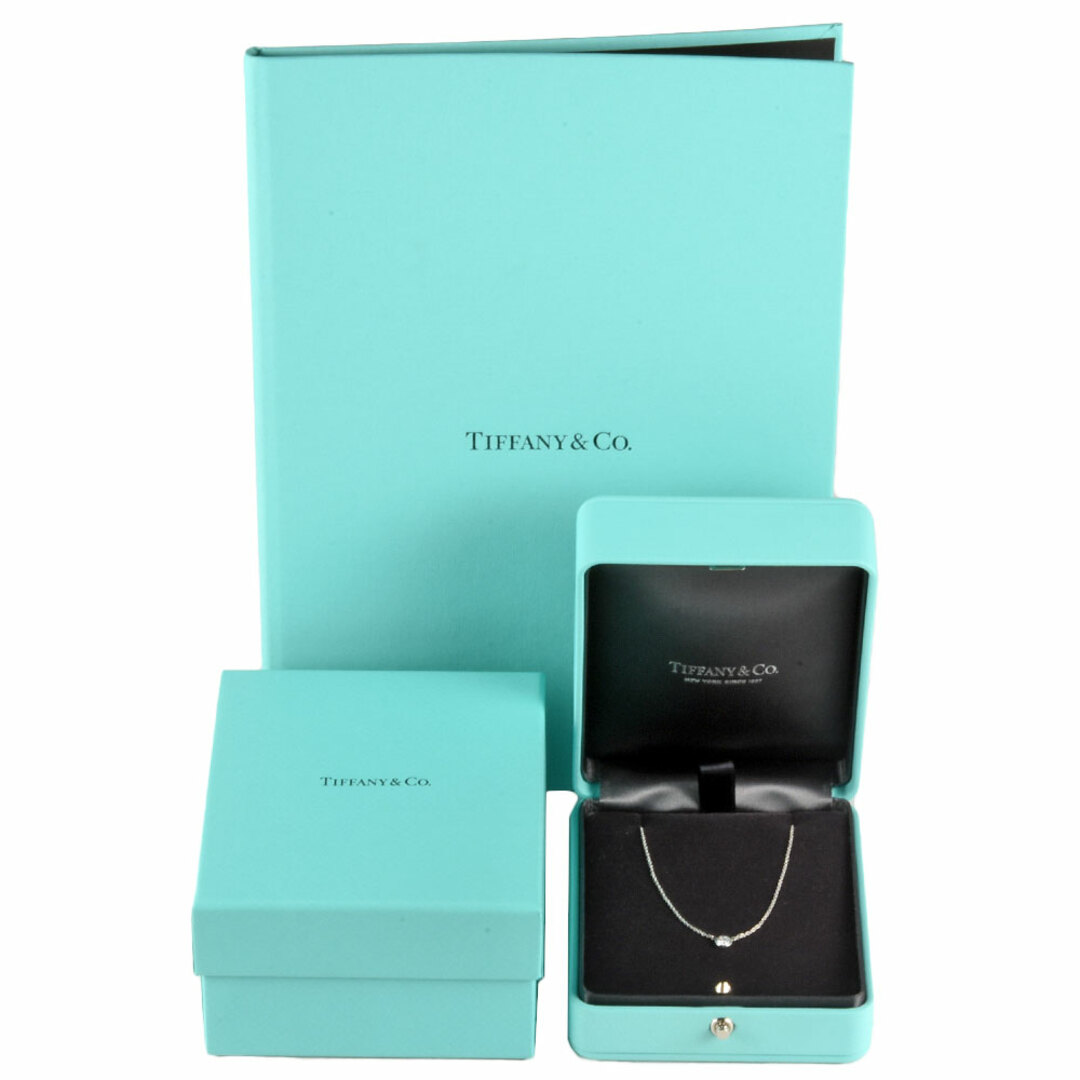 Tiffany & Co.(ティファニー)のティファニー Tiffany&Co. バイザヤード ネックレス ダイヤモンド 0.22ct Pt950 G/VS1/3EX【中古】 レディースのアクセサリー(ネックレス)の商品写真