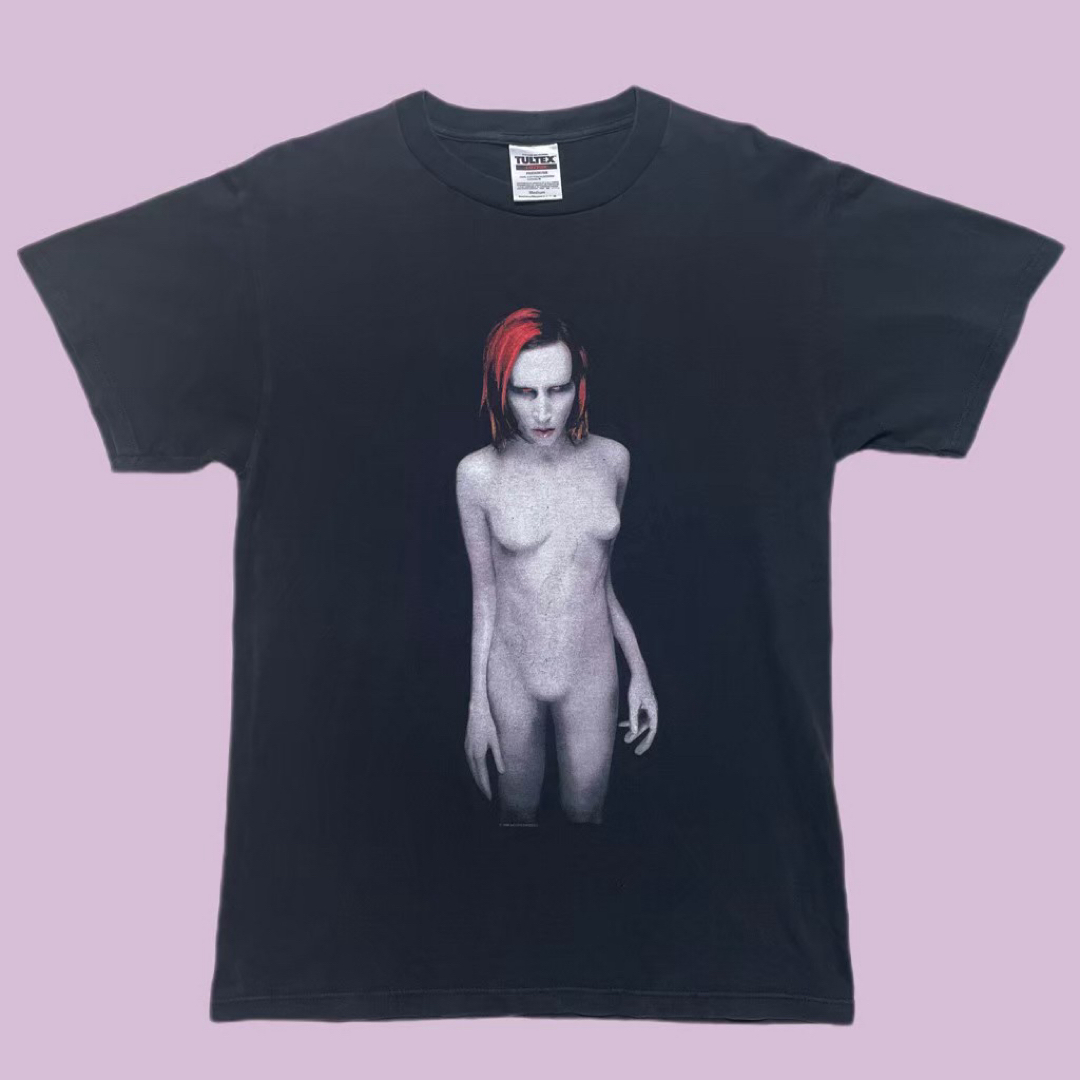 VINTAGE(ヴィンテージ)のMARILYN MANSON 90s マリリンマンソン ビンテージ Tシャツ メンズのトップス(Tシャツ/カットソー(半袖/袖なし))の商品写真