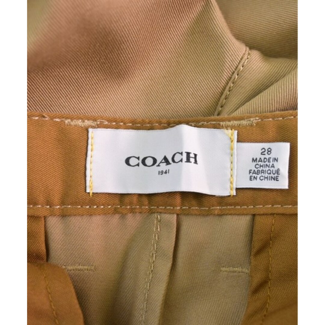 COACH(コーチ)のCOACH コーチ スラックス 28(S位) ベージュ 【古着】【中古】 メンズのパンツ(スラックス)の商品写真