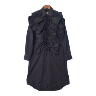 COMME des GARCONS コムデギャルソン シャツワンピース S 黒 【古着】【中古】