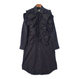 COMME des GARCONS - COMME des GARCONS コムデギャルソン シャツワンピース S 黒 【古着】【中古】