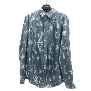 ルイヴィトン(LOUIS VUITTON)のルイヴィトン LOUIS VUITTON 長袖シャツ
 LVリーフ 22AW RM222Q  ブルー(シャツ)