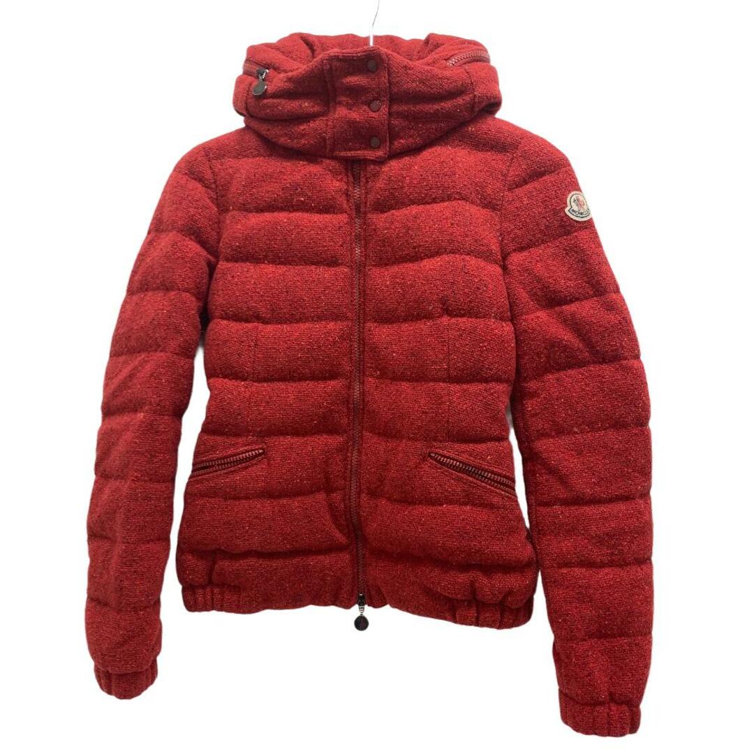 MONCLER(モンクレール)のモンクレール MONCLER ダウンジャケット
 SANGLIER 14年 00 レッド レディースのジャケット/アウター(ダウンジャケット)の商品写真