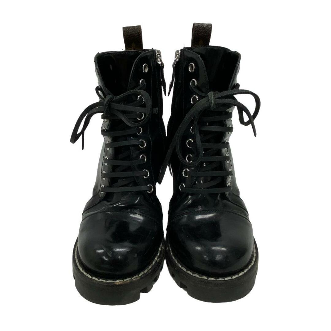 LOUIS VUITTON(ルイヴィトン)のルイヴィトン LOUIS VUITTON ブーツ
 モノグラム スタートレイルライン 17年 36 1/2 ブラック レディースの靴/シューズ(ブーツ)の商品写真