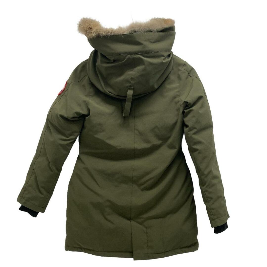 CANADA GOOSE(カナダグース)のカナダグース CANADA GOOSE ダウンジャケット
 FUSION VICTORIA PARKA XS カーキ レディースのジャケット/アウター(ダウンジャケット)の商品写真