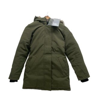 カナダグース(CANADA GOOSE)のカナダグース CANADA GOOSE ダウンジャケット
 FUSION VICTORIA PARKA XS カーキ(ダウンジャケット)