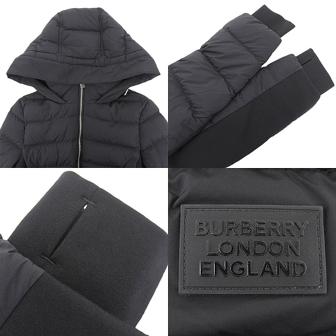 BURBERRY(バーバリー)のBURBERRY(バーバリー) フード付き ロングダウンコート アウター アパレル ファッション ダウンジャケット S ナイロン ブラック黒 レディース 40802093749【中古】【アラモード】 レディースのジャケット/アウター(ダウンコート)の商品写真