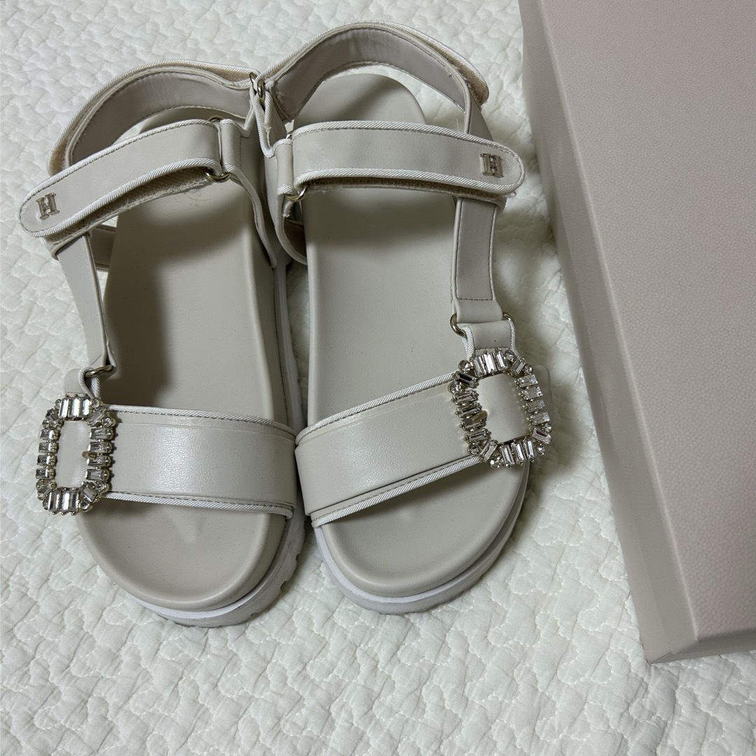 Her lip to(ハーリップトゥ)のHer lip to Crystal Slingback Sandals レディースの靴/シューズ(サンダル)の商品写真