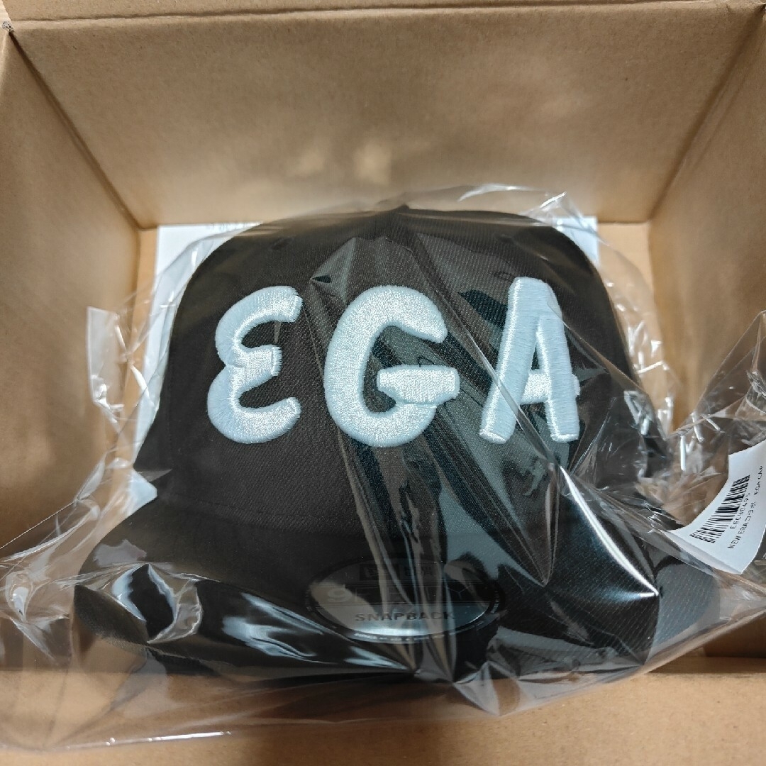 NEW ERA(ニューエラー)の未使用　エガちゃんねる　江頭2:50 ニューエラコラボキャップ 送料無料 メンズの帽子(キャップ)の商品写真