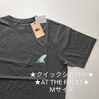 クイックシルバー(QUIKSILVER)のクイックシルバー★ピグメント染T★AT THE FIN ST★新品★Mサイズ(Tシャツ/カットソー(半袖/袖なし))