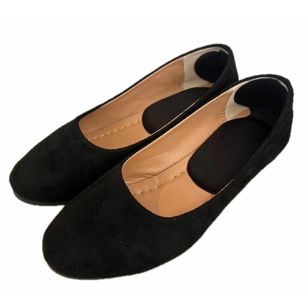 SHEIN(シーイン)のSHEIN ブラックパンプス　ウエッジソール　23〜23.5 レディースの靴/シューズ(ハイヒール/パンプス)の商品写真