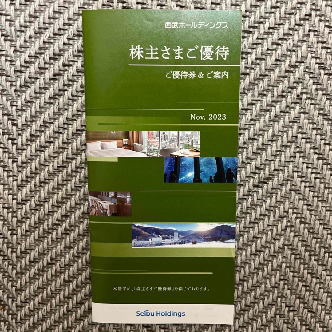 西武HD 株主優待（300株）優待券冊子1冊　期限2024/5/31 チケットの優待券/割引券(その他)の商品写真