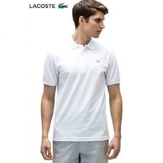 ラコステ(LACOSTE)のラコステ ポロシャツ 銀ワニ ホワイト(ポロシャツ)