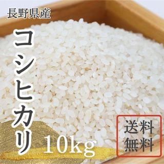 長野県産コシヒカリ白米10kg(米/穀物)