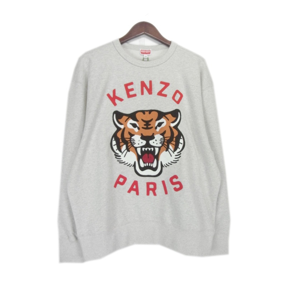 KENZO(ケンゾー)のケンゾー KENZO ■ 24SS 【 KENZO LUCKY TIGER FE58SW0104MF 】 エンブロイダリー タイガー デザイン クルーネック スウェット トレーナー 33000 メンズのトップス(スウェット)の商品写真