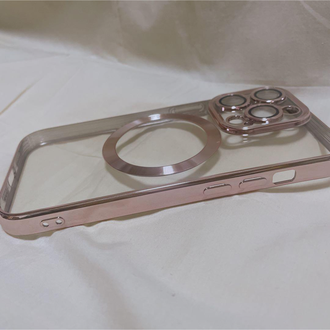 iPhone(アイフォーン)の⭐️韓国⭐️iPhone14pro ケース ピンク クリアケース カバー  スマホ/家電/カメラのスマホアクセサリー(iPhoneケース)の商品写真