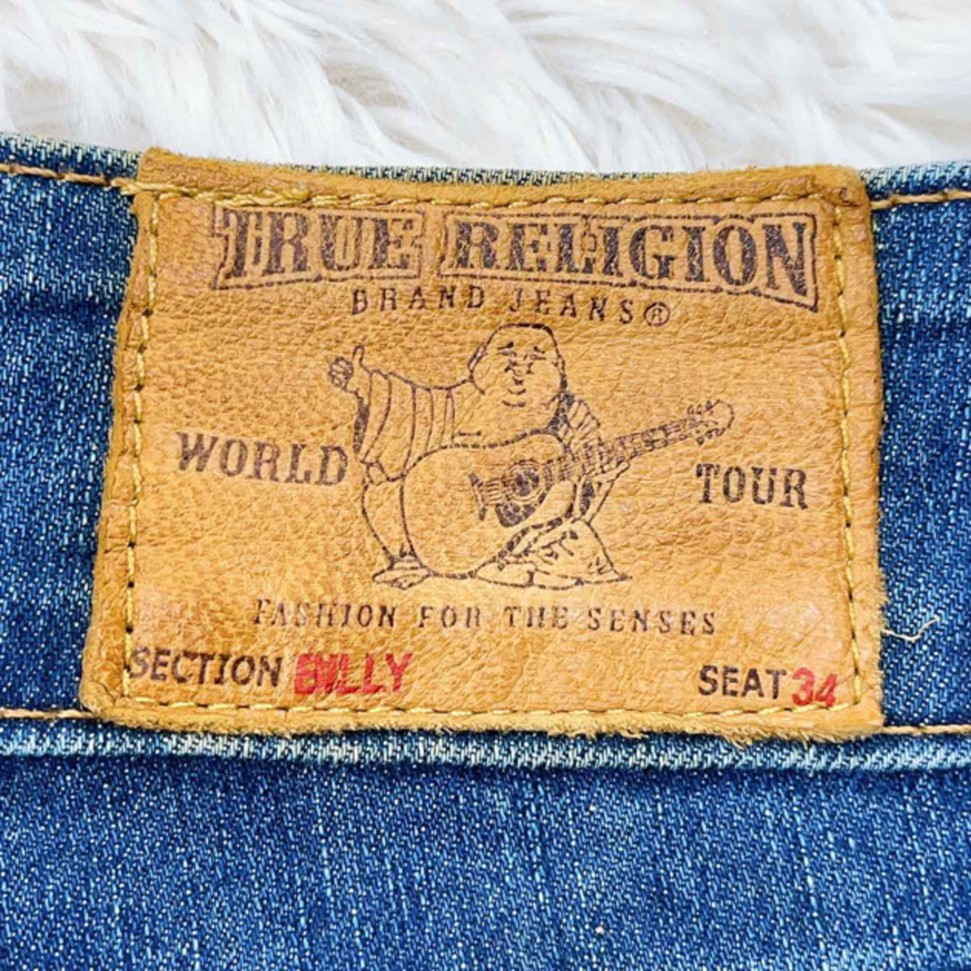 True Religion(トゥルーレリジョン)の美品 TRUE RELIGION ブーツカット デニム フレア ローライズ レディースのパンツ(デニム/ジーンズ)の商品写真